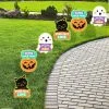 Religious Halloween Sidewalk Yard Signs - 6 Pc. -Cheap Halloween decorations Store religious halloween sidewalk yard signs 6 pc 14115087