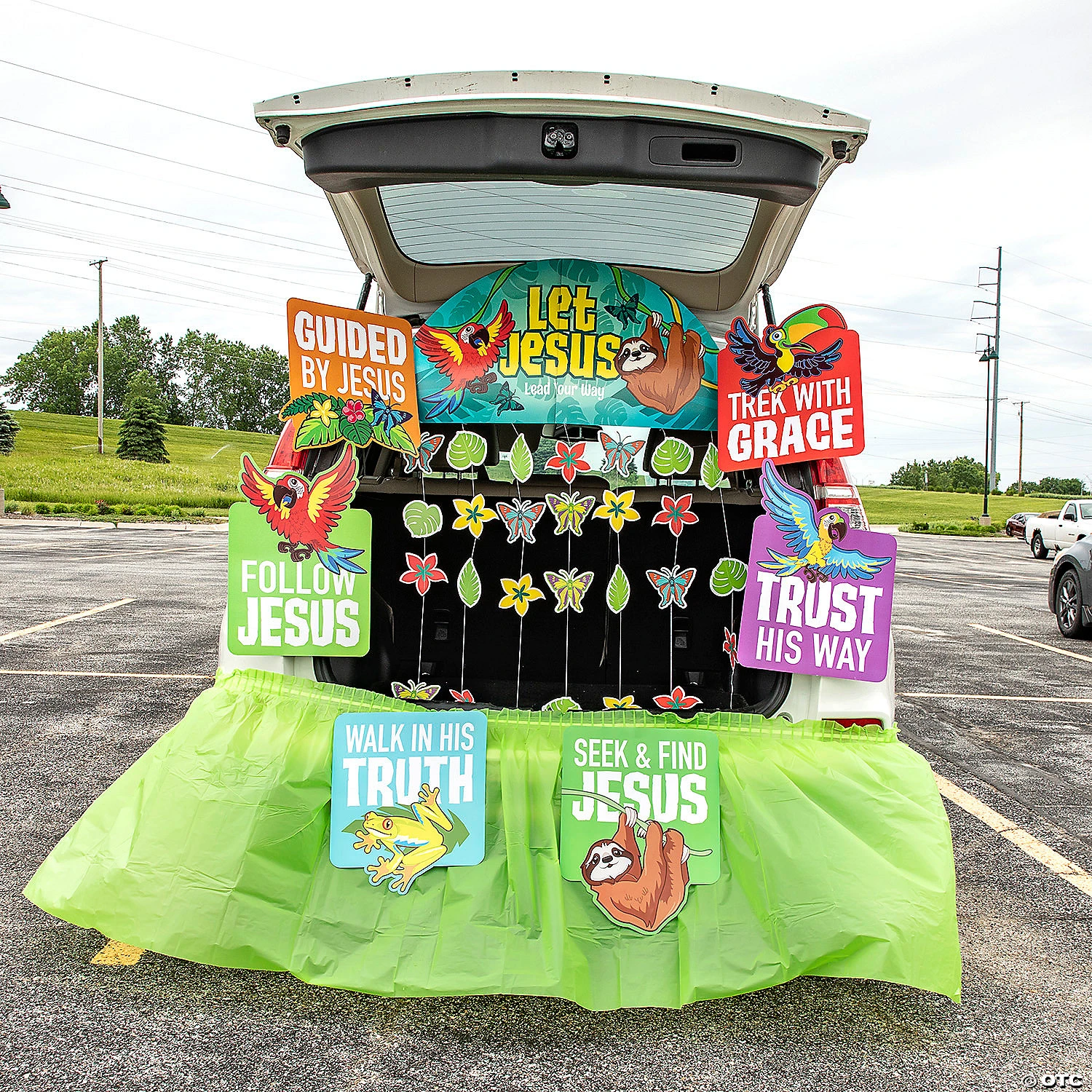 Religious Rainforest Trunk-or-Treat Decorating Kit - 8 Pc. 3 Religious Rainforest Trunk-or-Treat Decorating Kit - 8 Pc.