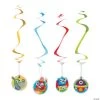 Robot Party Hanging Swirl Decorations - 12 Pc. -Cheap Halloween decorations Store robot party hanging swirl decorations 12 pc 13812892