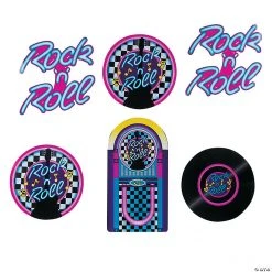 Rock ’N’ Roll Cutouts - 6 Pc.