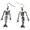 Skeleton Mermaid Earrings -Cheap Halloween decorations Store skeleton mermaid earringsgl190246