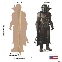 Star Wars™ The Mandalorian™ Life-Size Cardboard Stand-Up -Cheap Halloween decorations Store star wars the mandalorian life size cardboard stand up13952497 a01