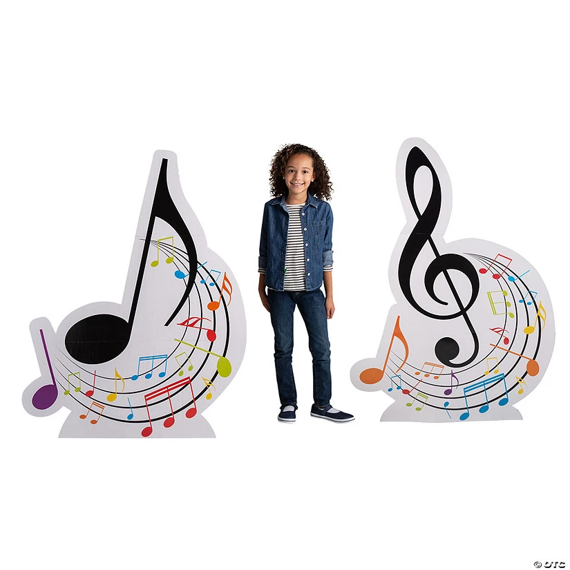 Studio VBS Music Note Stand-Up Set - 2 Pc. 3 Studio VBS Music Note Stand-Up Set - 2 Pc.