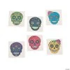 Sugar Skull Temporary Tattoos - 72 Pc. 1 Sugar Skull Temporary Tattoos - 72 Pc. -Cheap Halloween decorations Store sugar skull temporary tattoos 72 pc 13707247