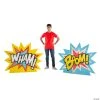 Superhero Explosion Cardboard Stand-Ups - 2 Pc. 2 Superhero Explosion Cardboard Stand-Ups - 2 Pc. -Cheap Halloween decorations Store superhero explosion cardboard stand ups 2 pc 13934030