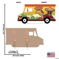 Taco Truck Photo Cardboard Stand-Up -Cheap Halloween decorations Store taco truck photo cardboard stand up13960106 a02