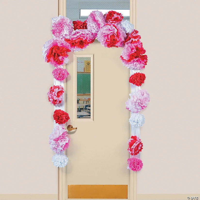 Tissue Paper Valentine Door Border 3 Tissue Paper Valentine Door Border