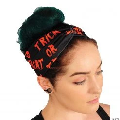 Trick Or Treat Turban Headband -Cheap Halloween decorations Store trick or treat turban headbandglhw5039 a02