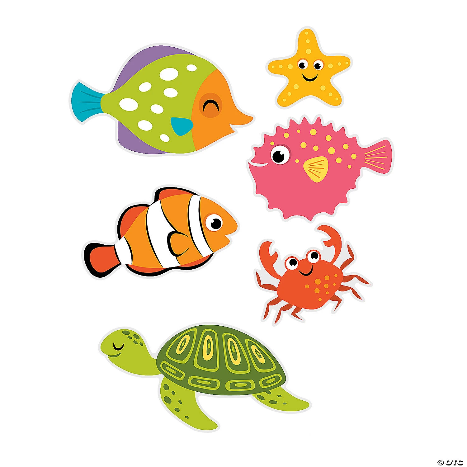 Under the Sea Party Cutouts - 6 Pc. 4 Under the Sea Party Cutouts - 6 Pc. - Image 2