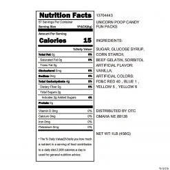 Unicorn Poop Marshmallow Candy Fun Packs - 57 Pc. -Cheap Halloween decorations Store unicorn poop marshmallow candy fun packs 57 pc 13704443 a05