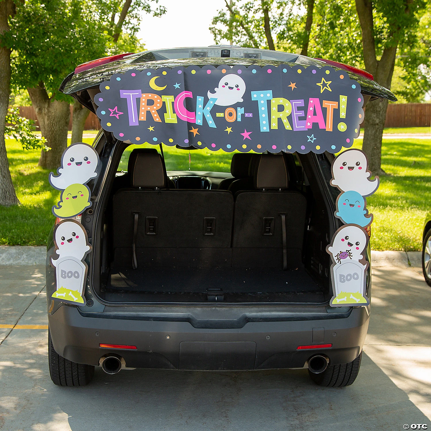 Value Ghost Trunk-or-Treat Decorating Kit - 5 Pc. 3 Value Ghost Trunk-or-Treat Decorating Kit - 5 Pc.