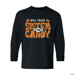 Will Trade Sister for Candy Youth Long Sleeve Shirt